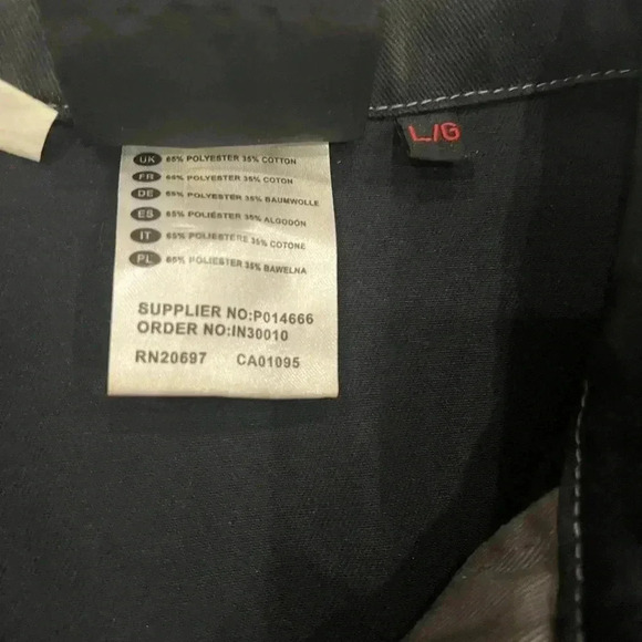 [L] Vtg Dickies Light Canvas Two Tone Workwear Industry Jacket trucker Barn Coat - Picture 2 of 14